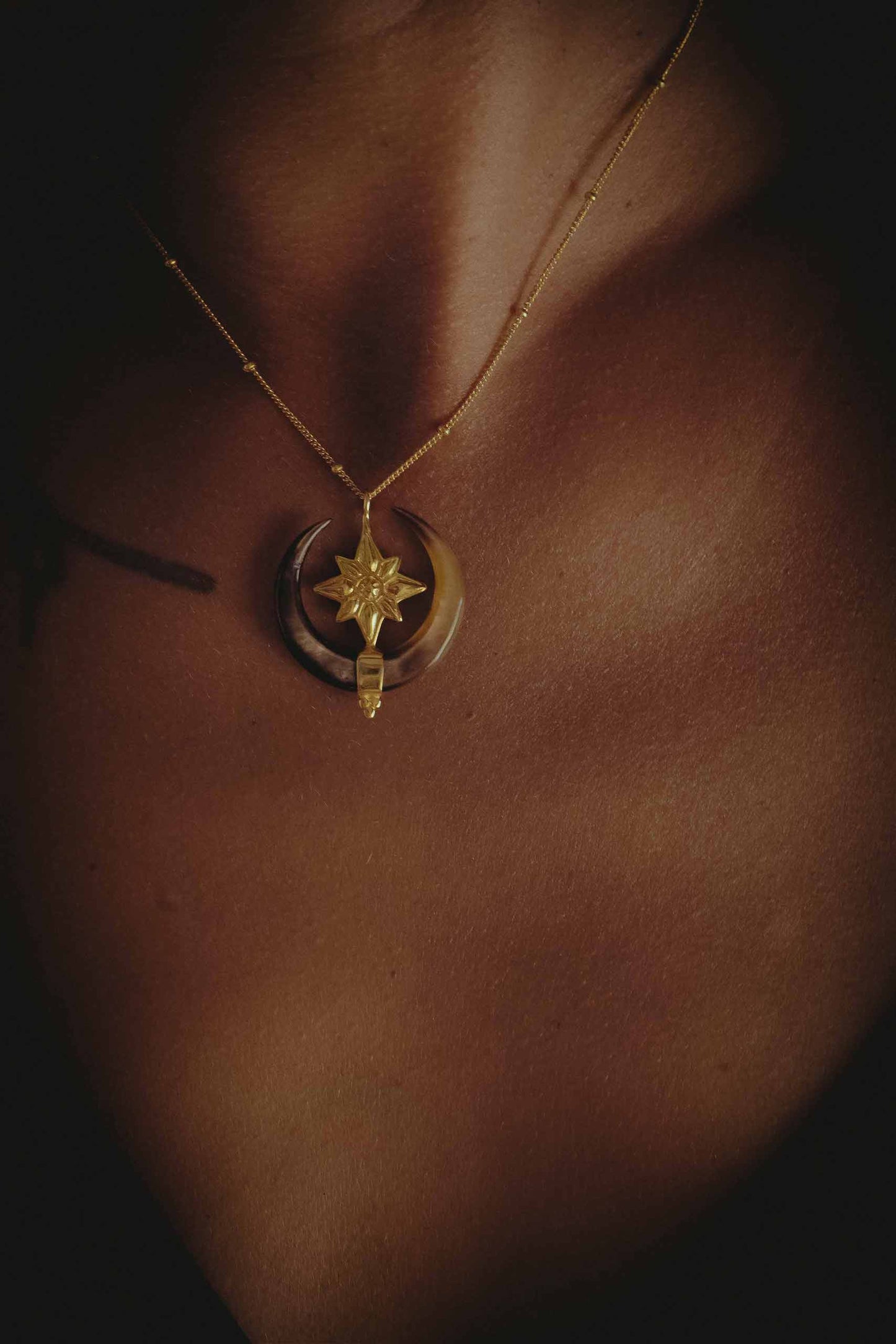 Ishtar Moon & Star Necklace