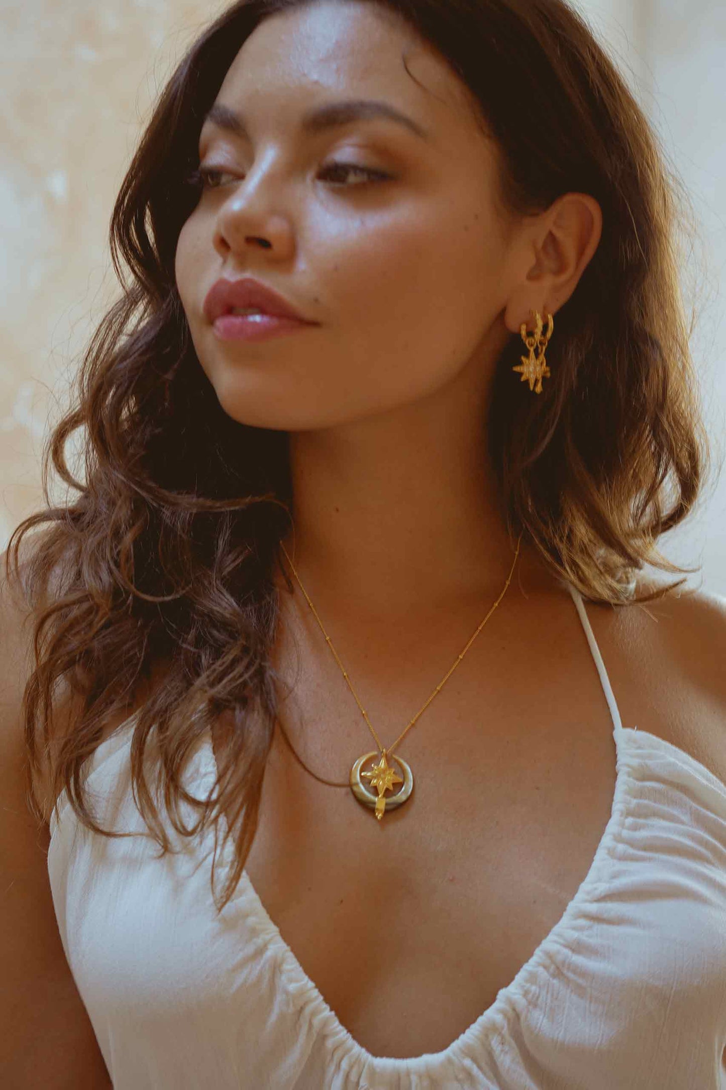 Ishtar Moon & Star Necklace