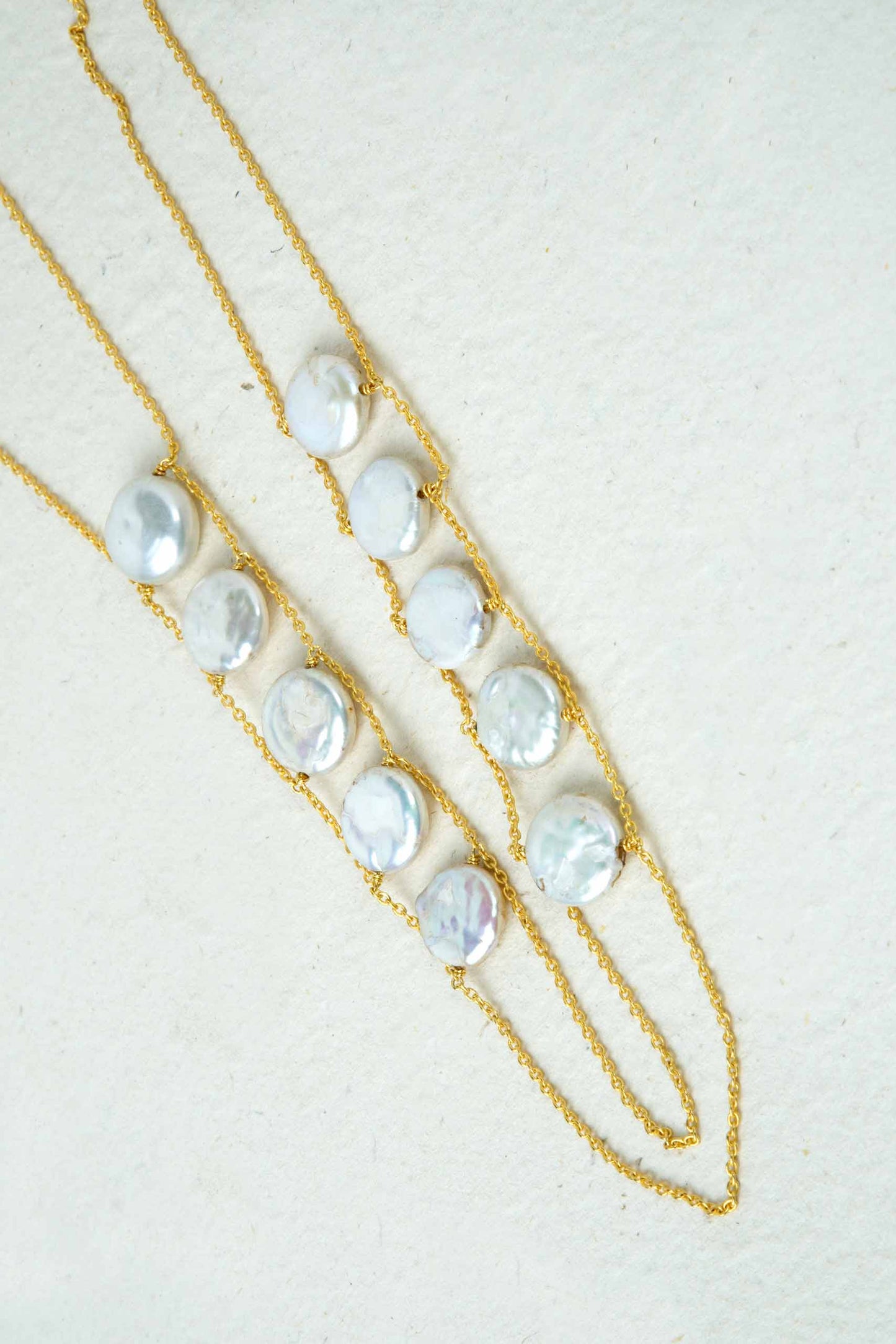 Lustrous Pearl Embrace Body Chain