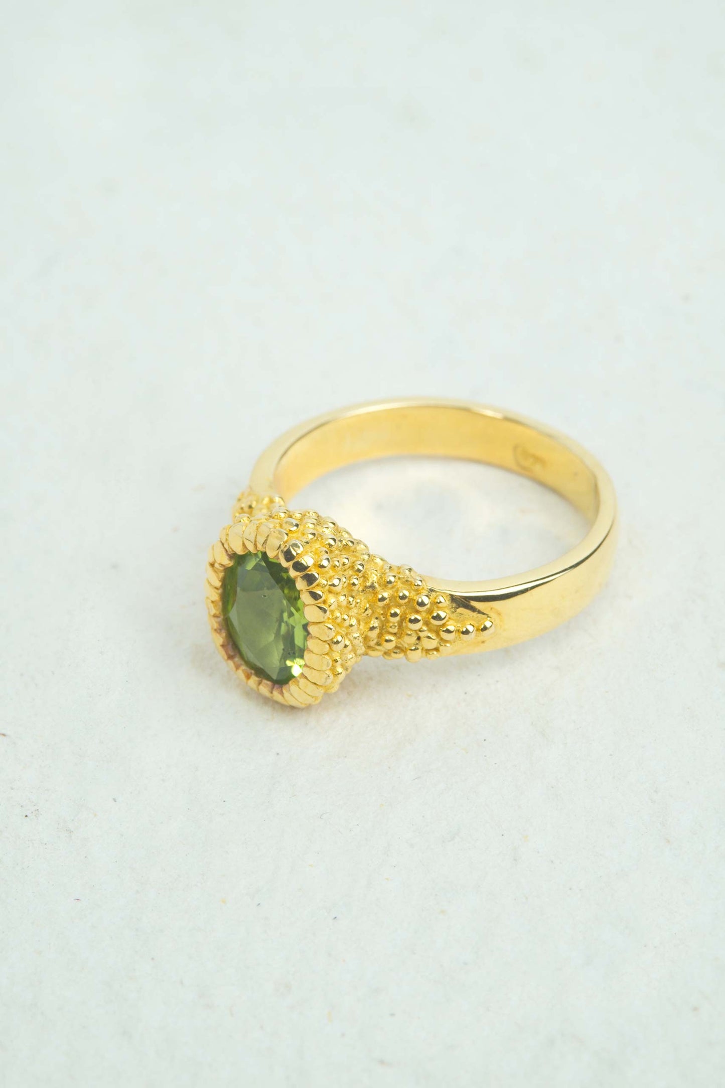 Peridot Queen Ring